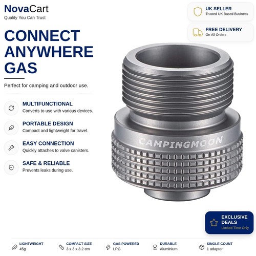 Gas adapter en417 valve to - -,