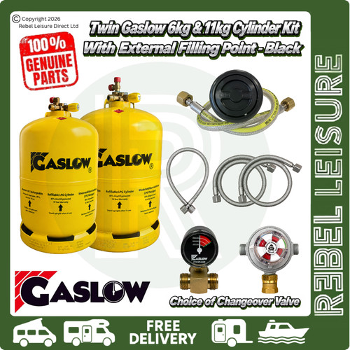 Twin gaslow 6kg - 6kg, 11kg