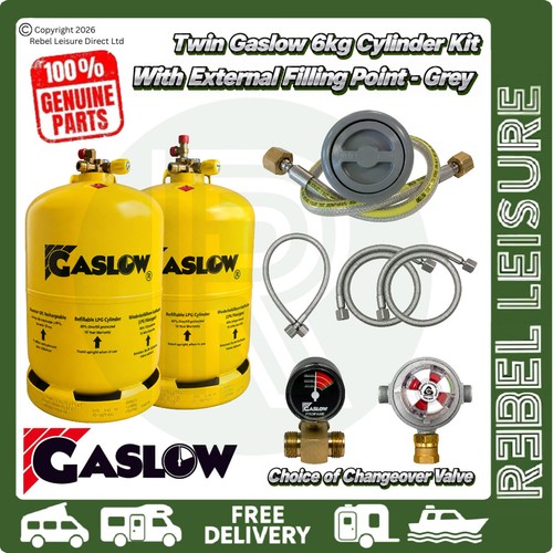Twin gaslow 6kg - gaslow, cylinder